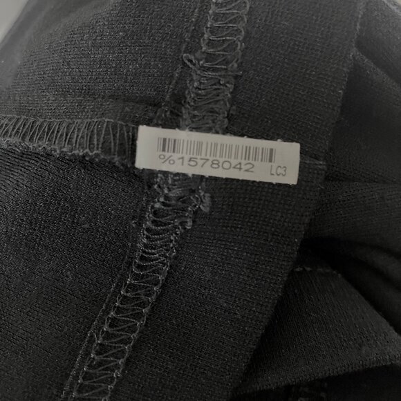 CHICOS Short Sleeve Button Detail Vintage Look Shirt Dress Size 0 Black - Picture 13 of 13